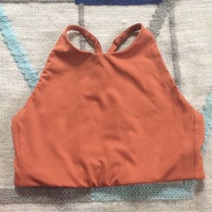 Girlfriend Collective Topanga Bra: Toasted Apricot